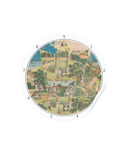 5-pack Enneagram World Sticker