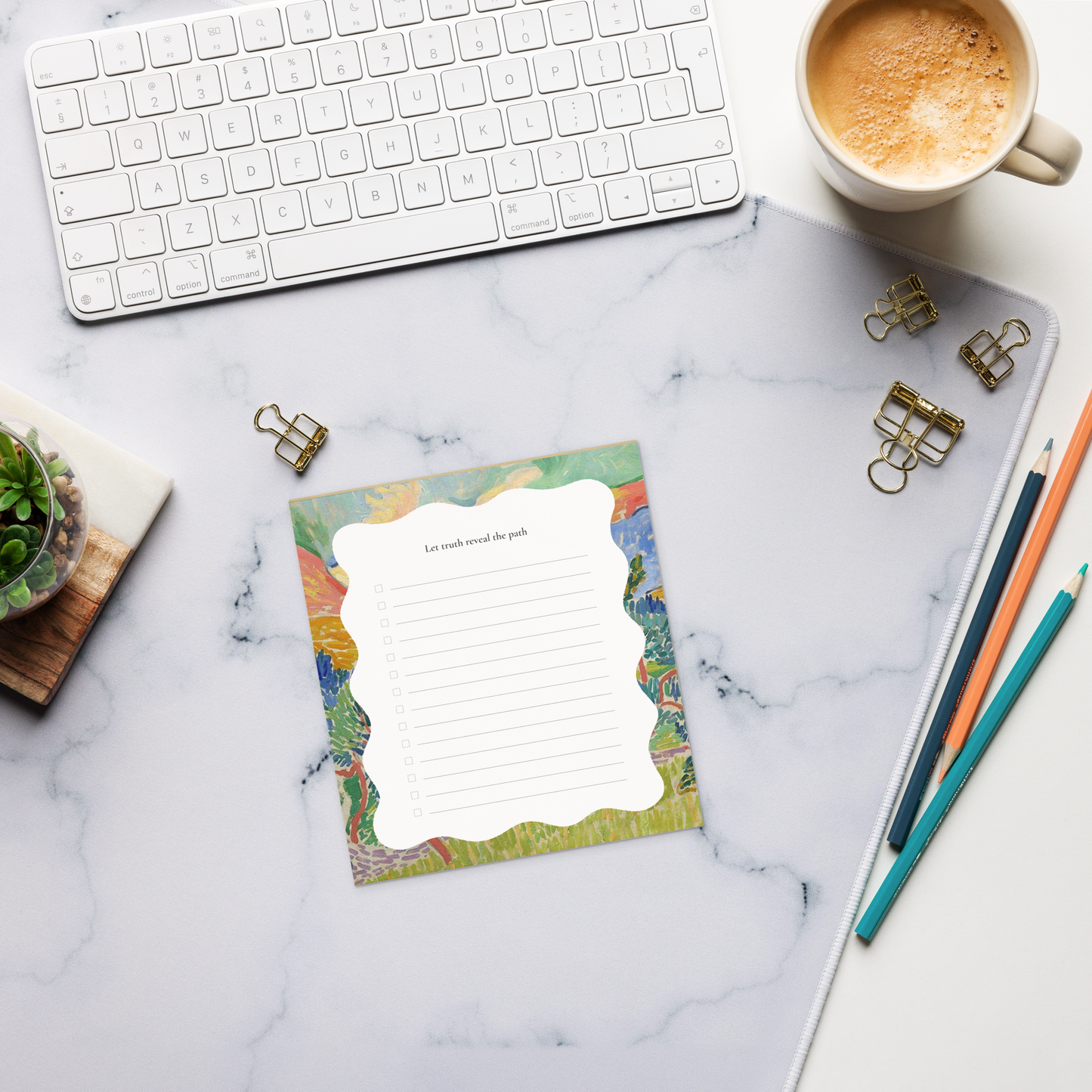 Let truth reveal the path notepad