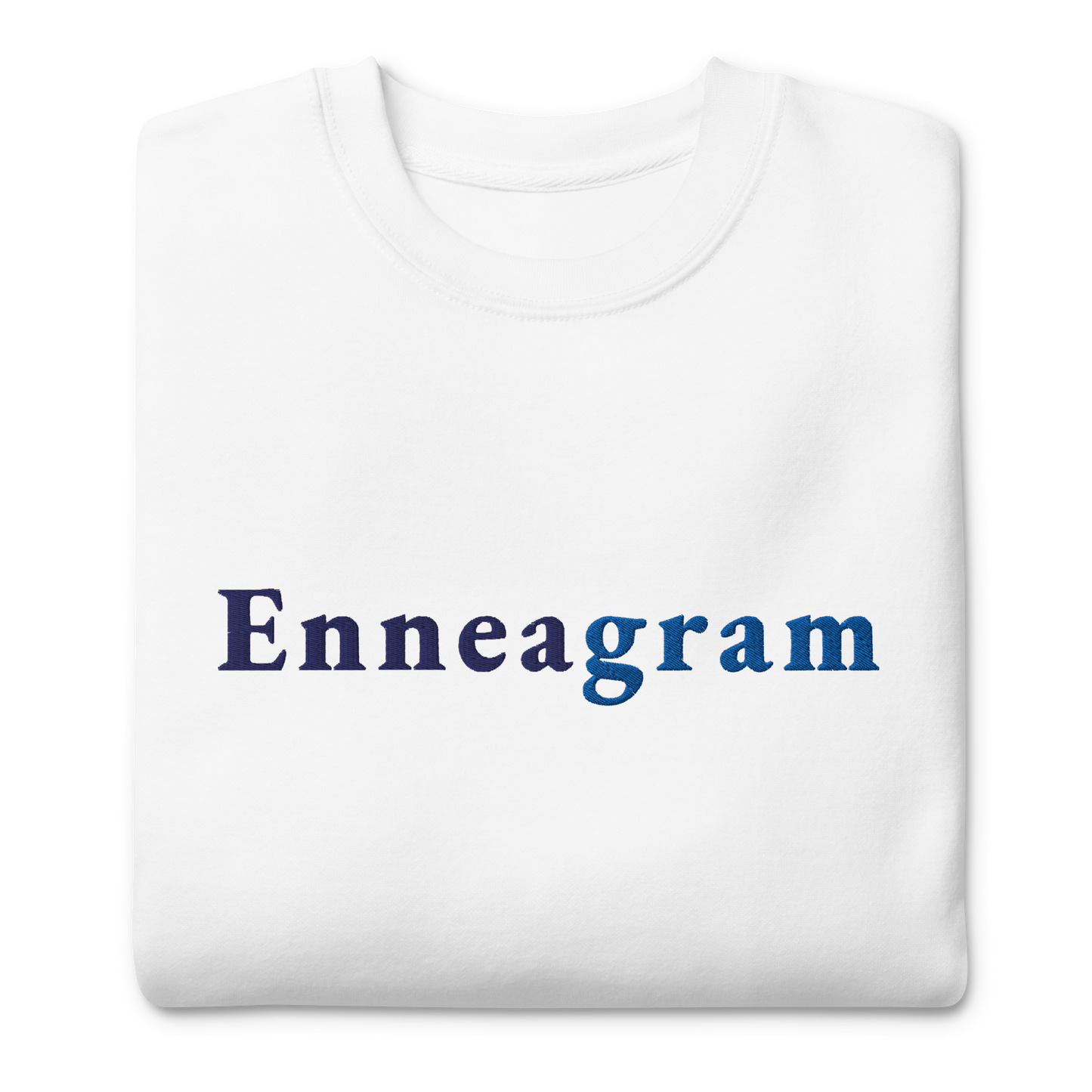 Embroidered Enneagram Unisex Premium Sweatshirt
