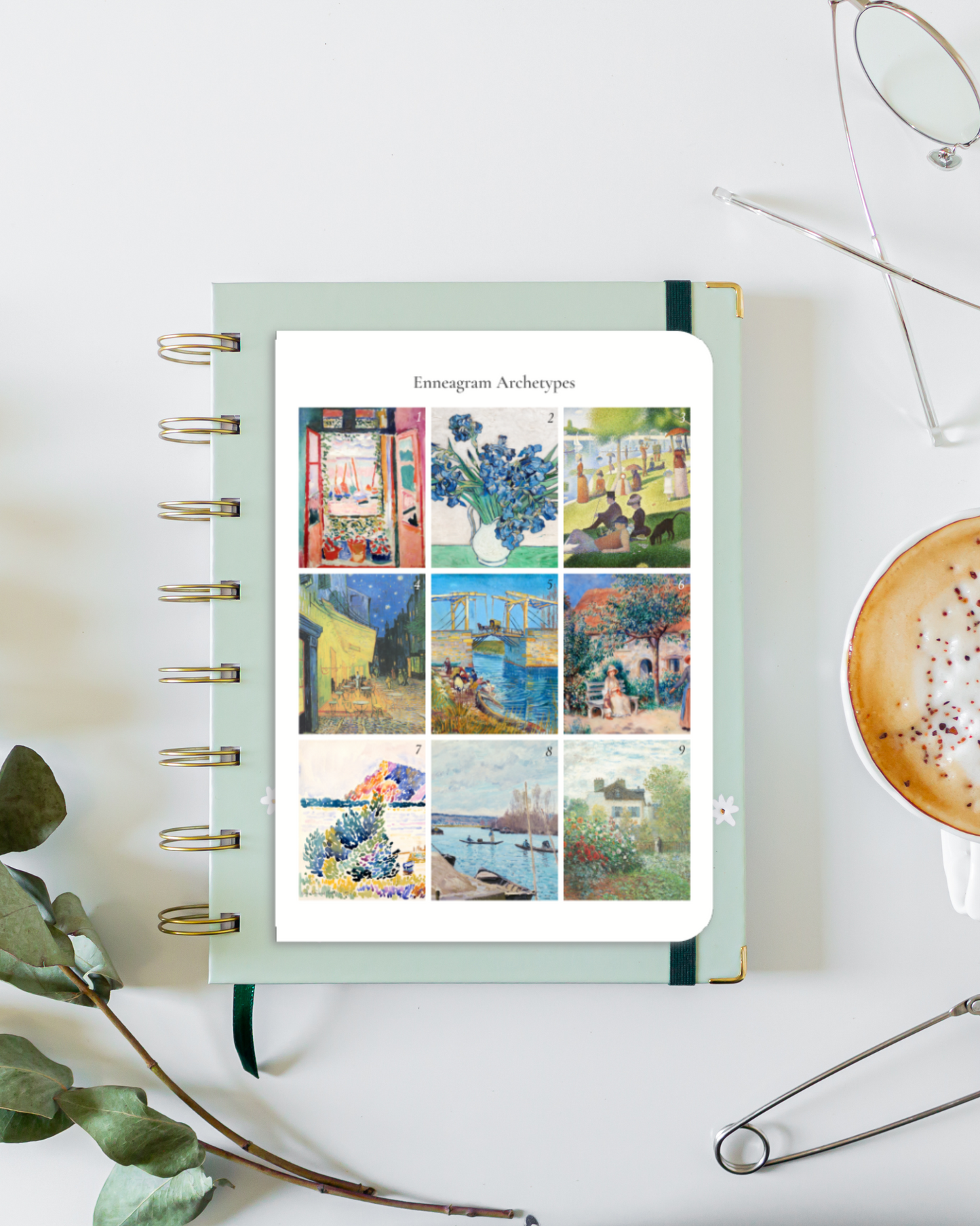 Enneagram & Art: Set of 3 Pocket Notebooks