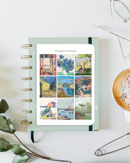 Enneagram & Art: Set of 3 Pocket Notebooks