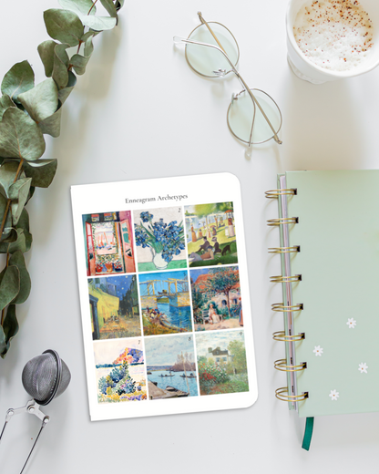 Enneagram & Art: Set of 3 Pocket Notebooks