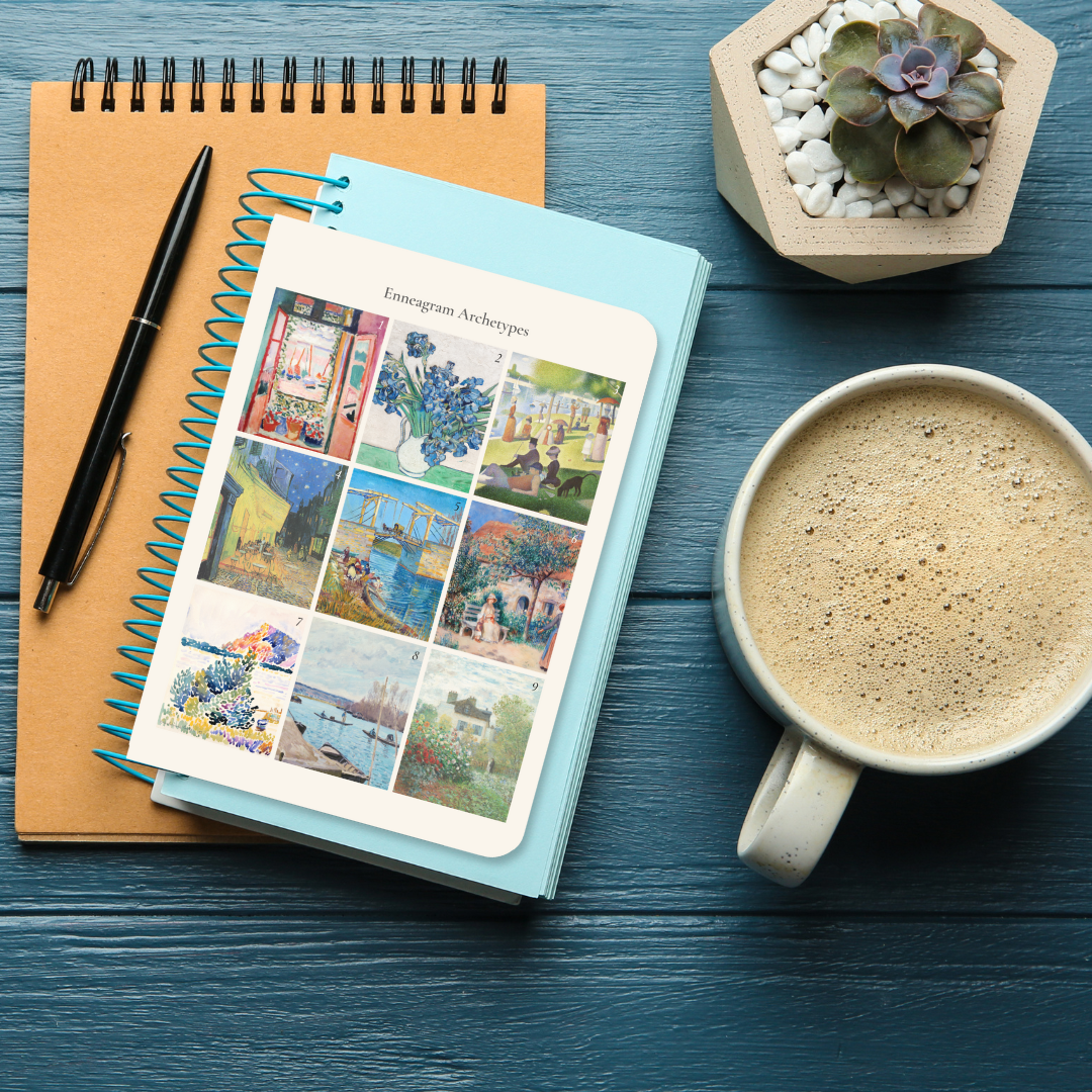 Enneagram & Art: Set of 3 Pocket Notebooks