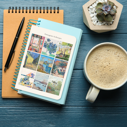 Enneagram & Art: Set of 3 Pocket Notebooks