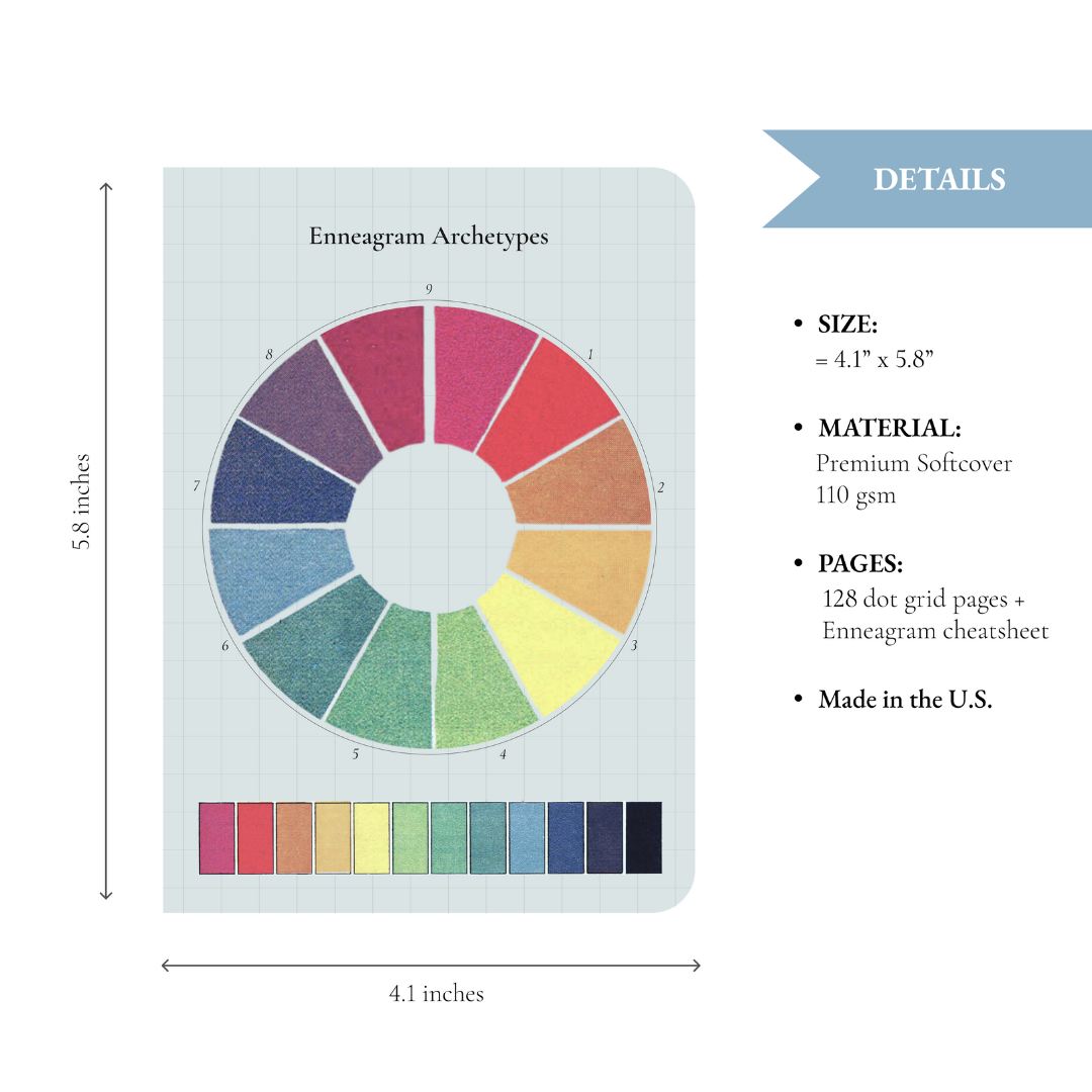 Enneagram & Art: Set of 3 Pocket Notebooks