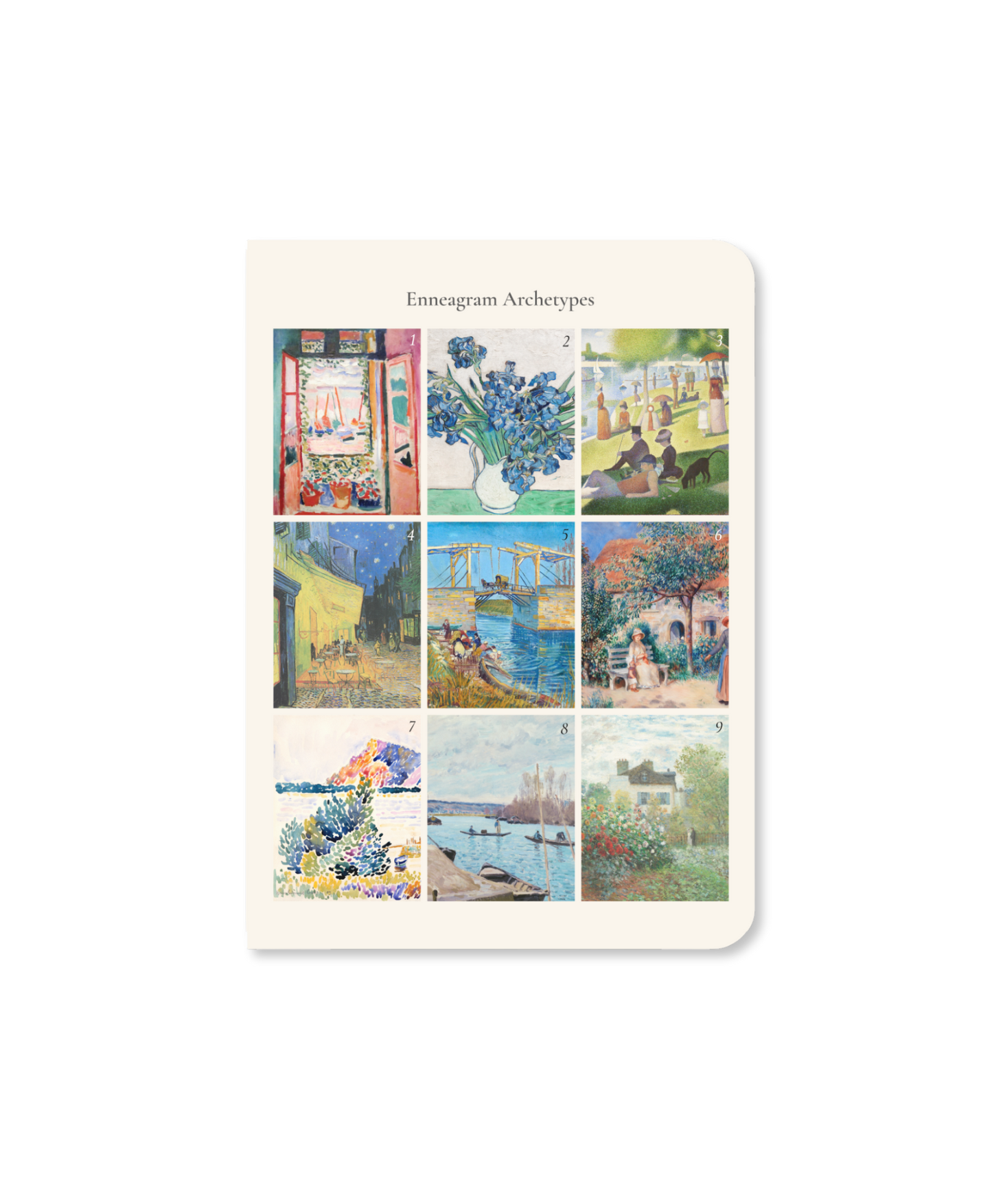 Enneagram & Art: Set of 3 Pocket Notebooks