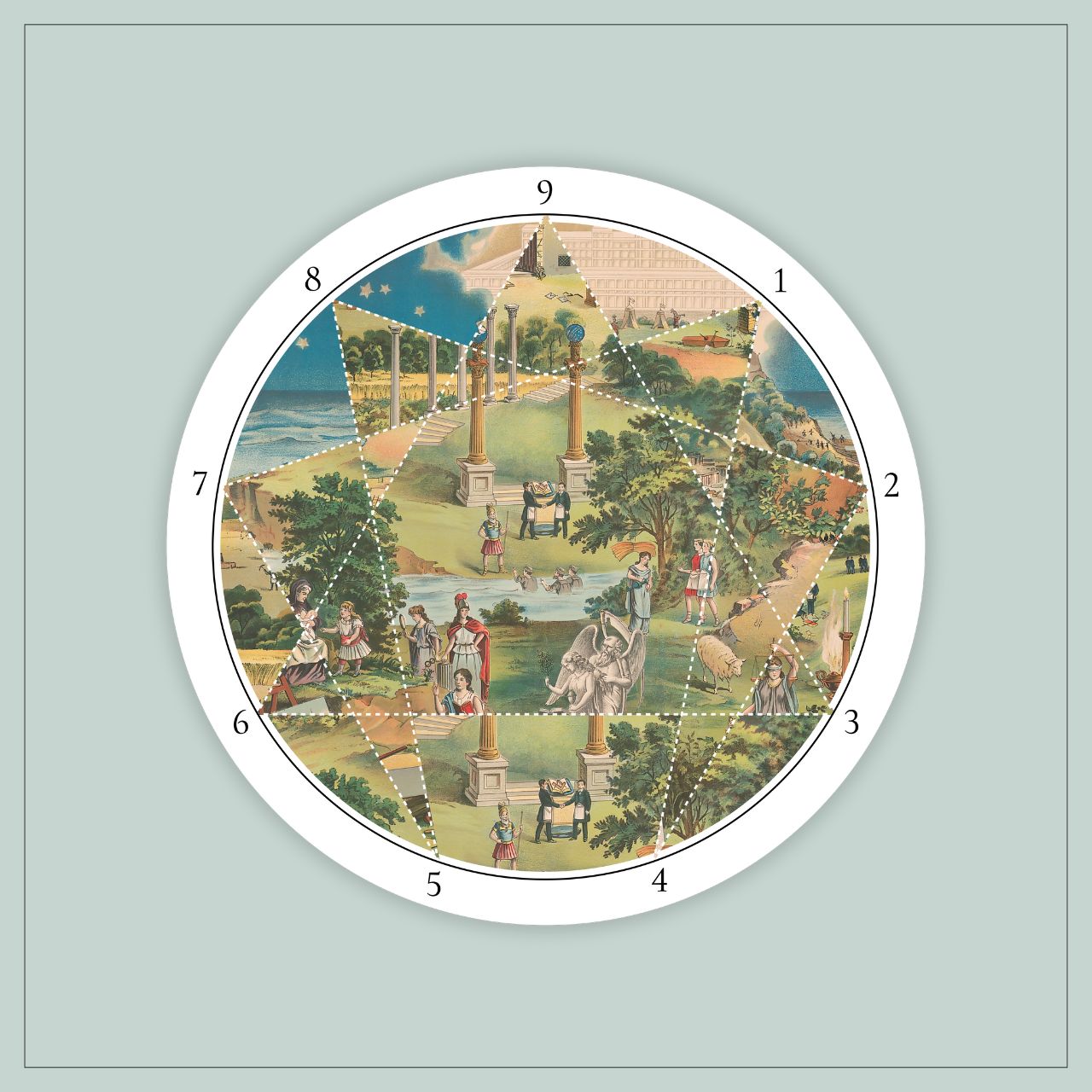 Enneagram World Sticker