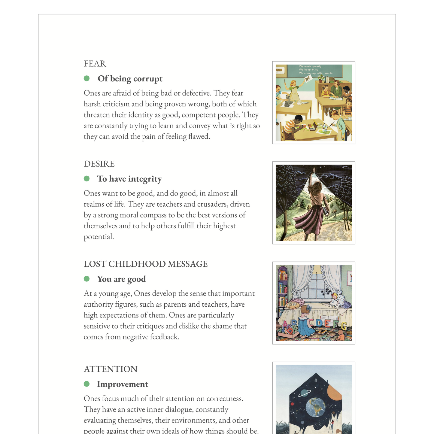 Enneagram Type 1 Field Guide