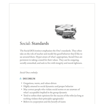 Enneagram Type 1 Field Guide