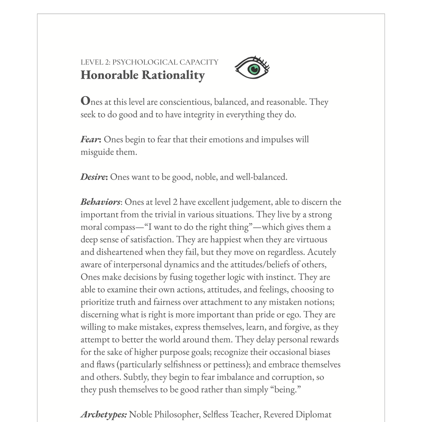 Enneagram Type 1 Field Guide