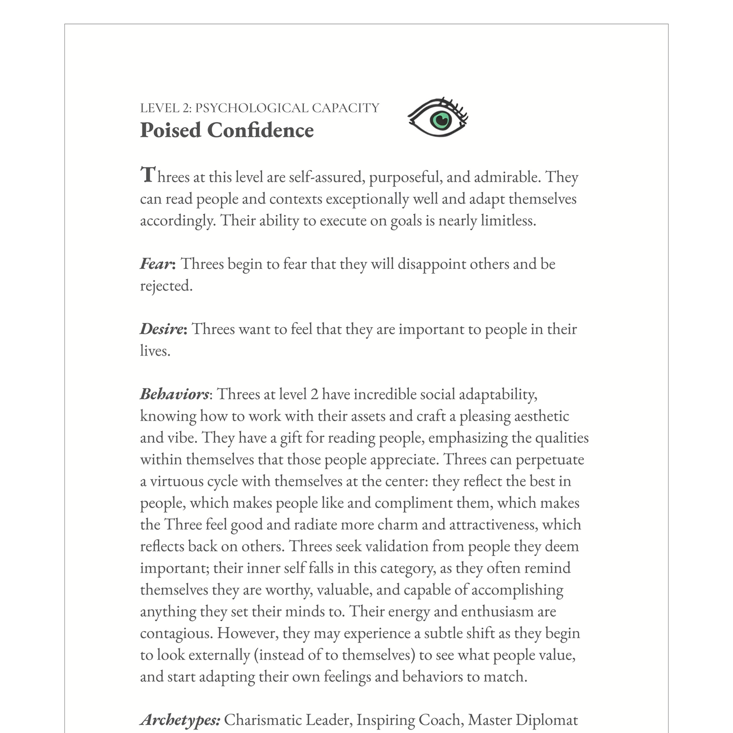 Enneagram Type 3 Field Guide