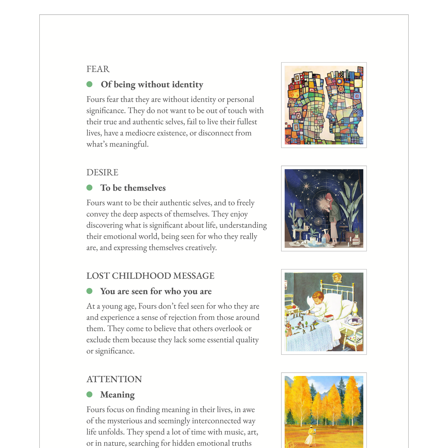 Enneagram Type 4 Field Guide