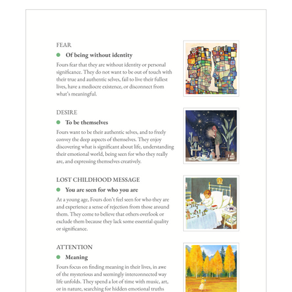 Enneagram Type 4 Field Guide