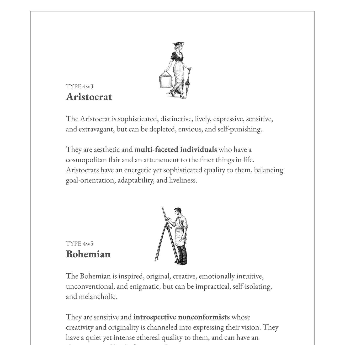 Enneagram Type 4 Field Guide