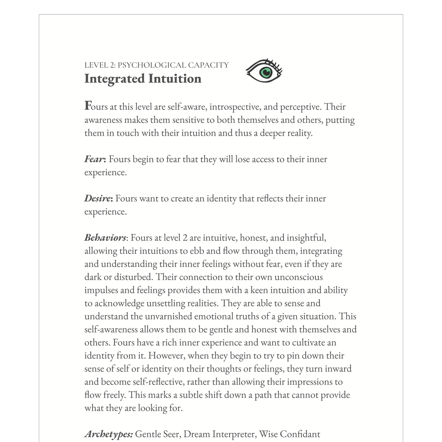 Enneagram Type 4 Field Guide
