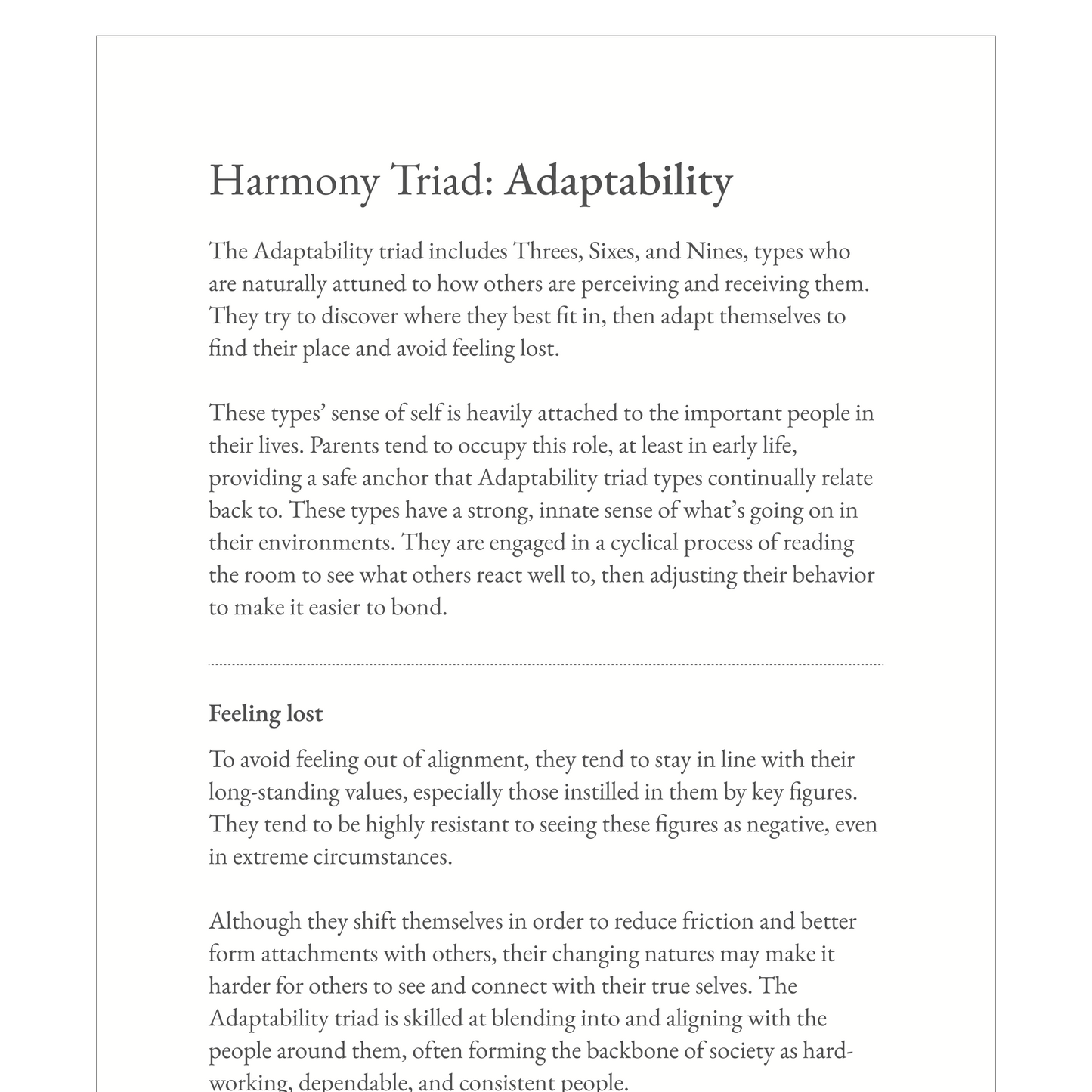 Enneagram Type 6 Field Guide