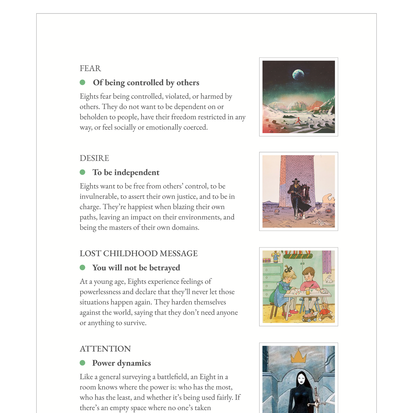 Enneagram Type 8 Field Guide