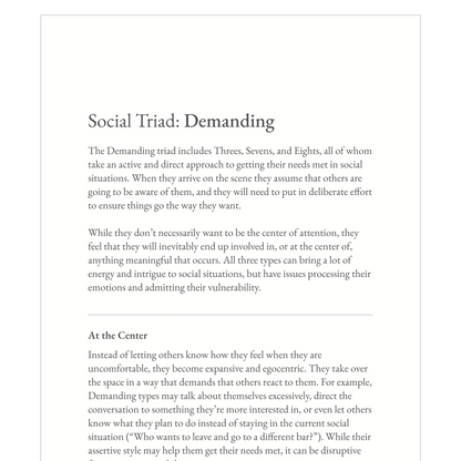 Enneagram Type 8 Field Guide