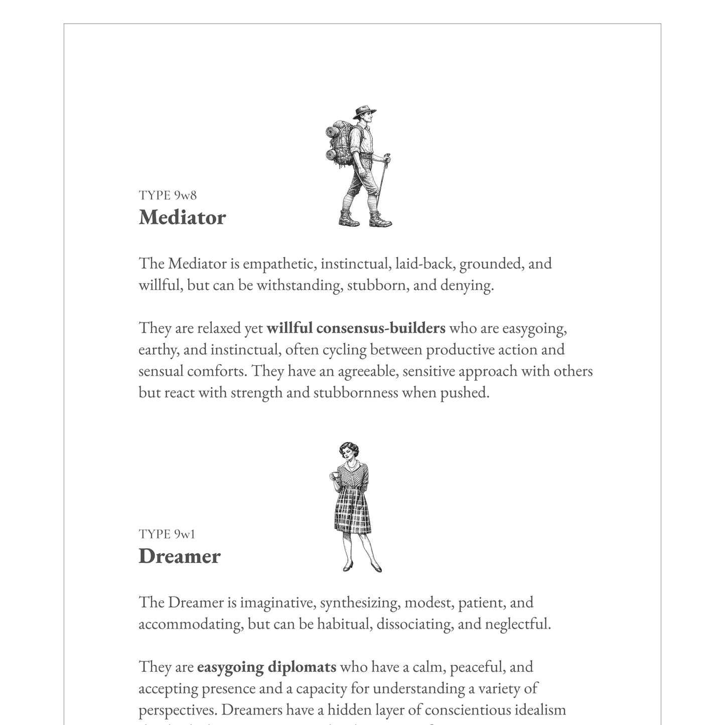 Enneagram Type 9 Field Guide