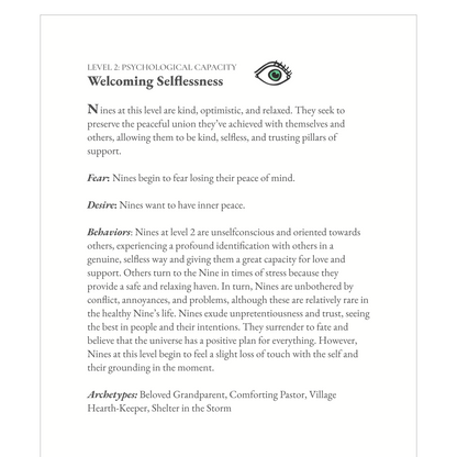 Enneagram Type 9 Field Guide