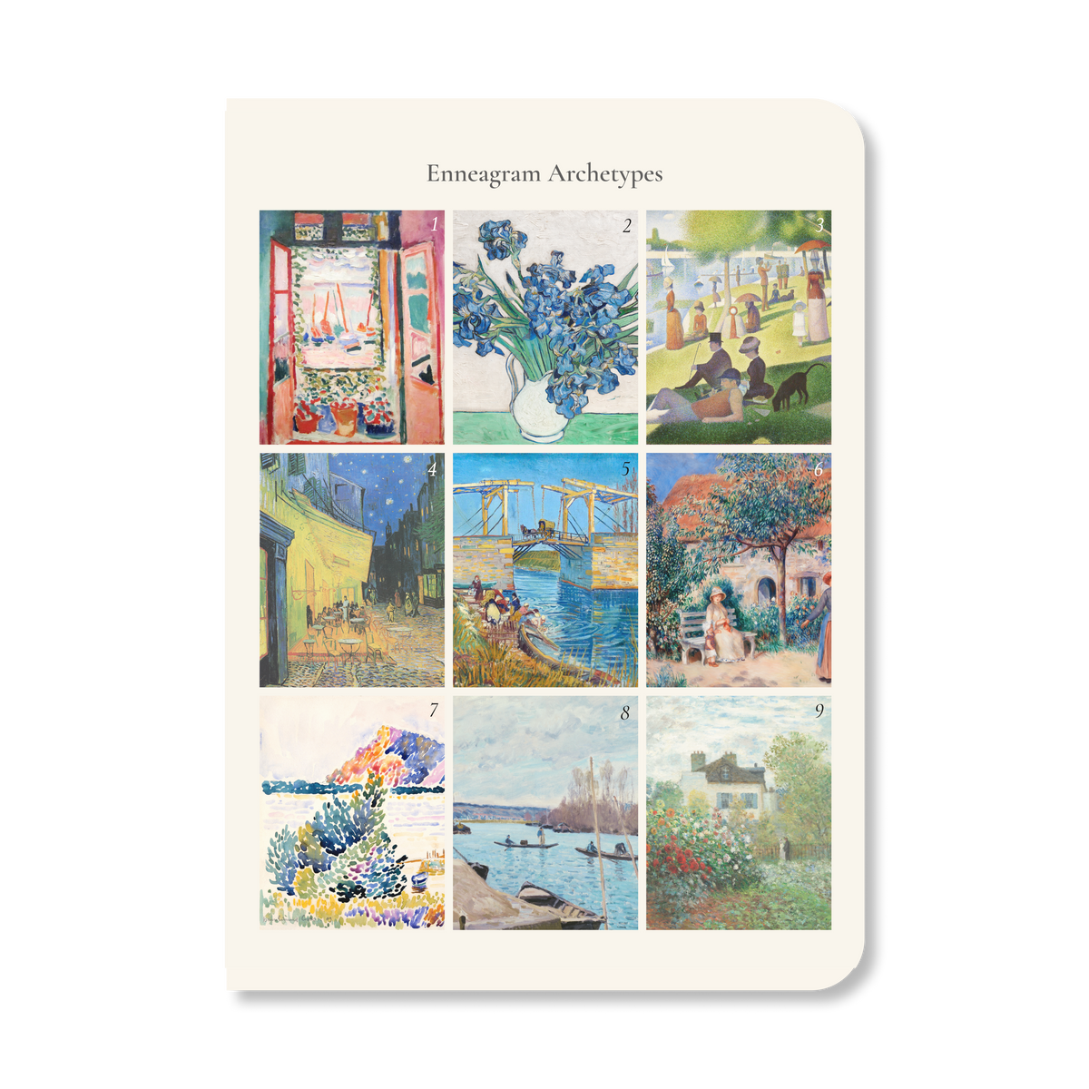 Enneagram & Art: Set of 3 Pocket Notebooks