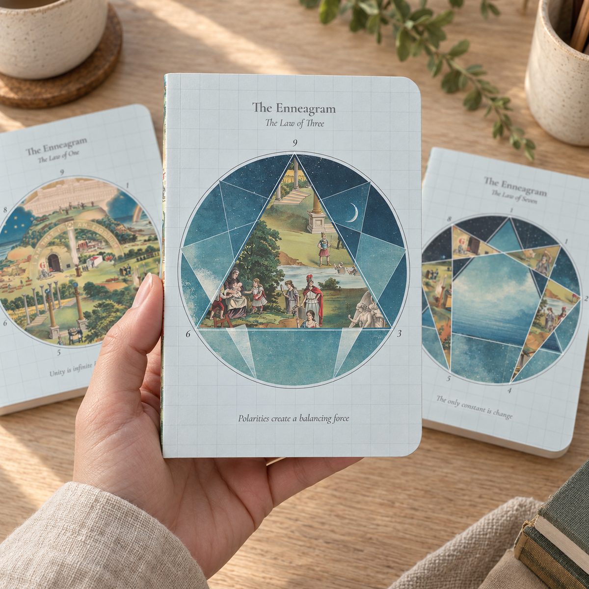 Enneagram Symbols: Set of 3 Pocket Notebooks