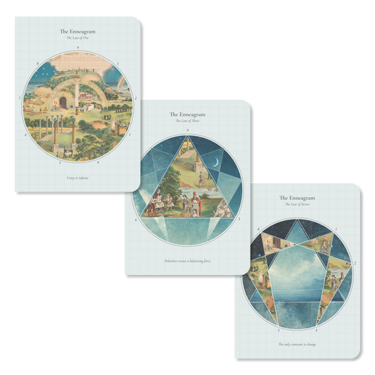 Enneagram Symbols: Set of 3 Pocket Notebooks