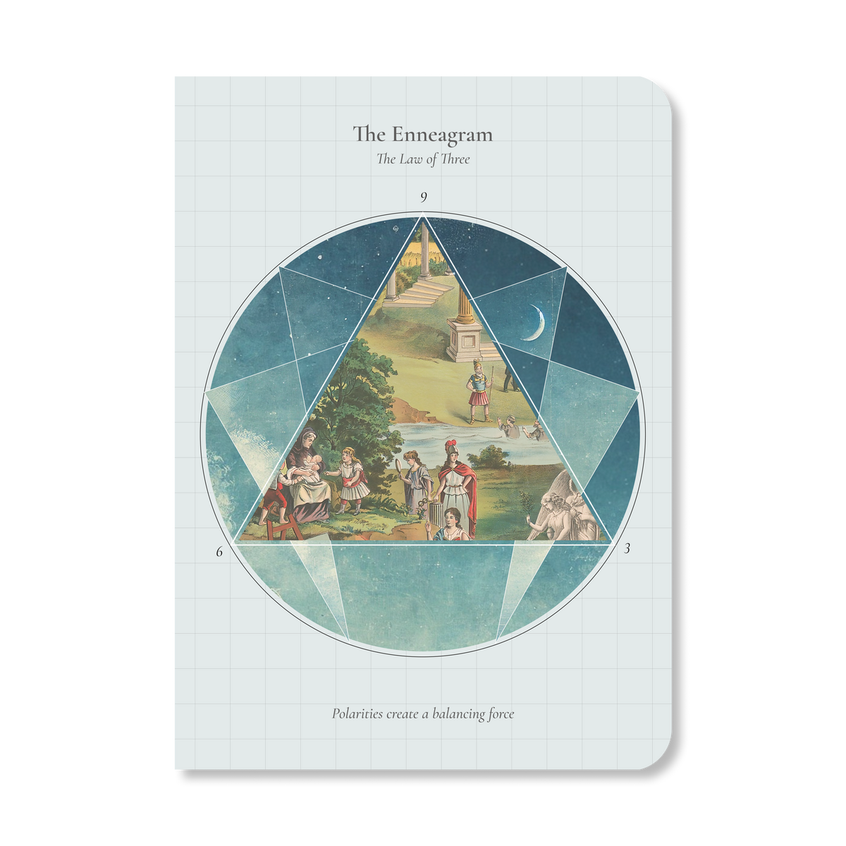 Enneagram Symbols: Set of 3 Pocket Notebooks