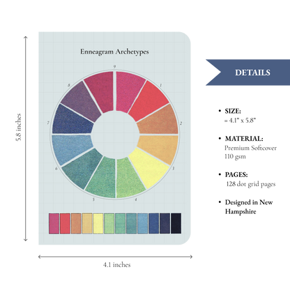 Enneagram & Art: Set of 3 Pocket Notebooks