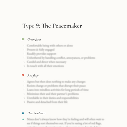 Enneagram Relationship Collection