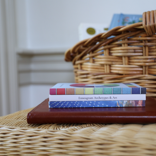 Enneagram Vintage Color Wheel Pocket Notebook