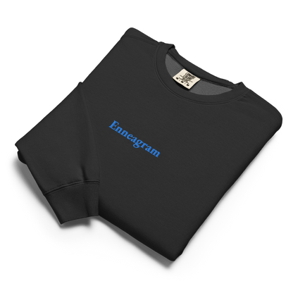 Embroidered Enneagram Lightweight Fleece Sweatshirt