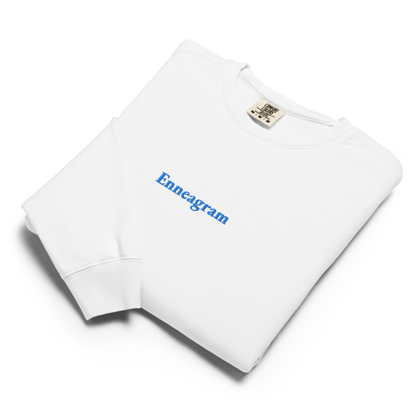 Embroidered Enneagram Lightweight Fleece Sweatshirt