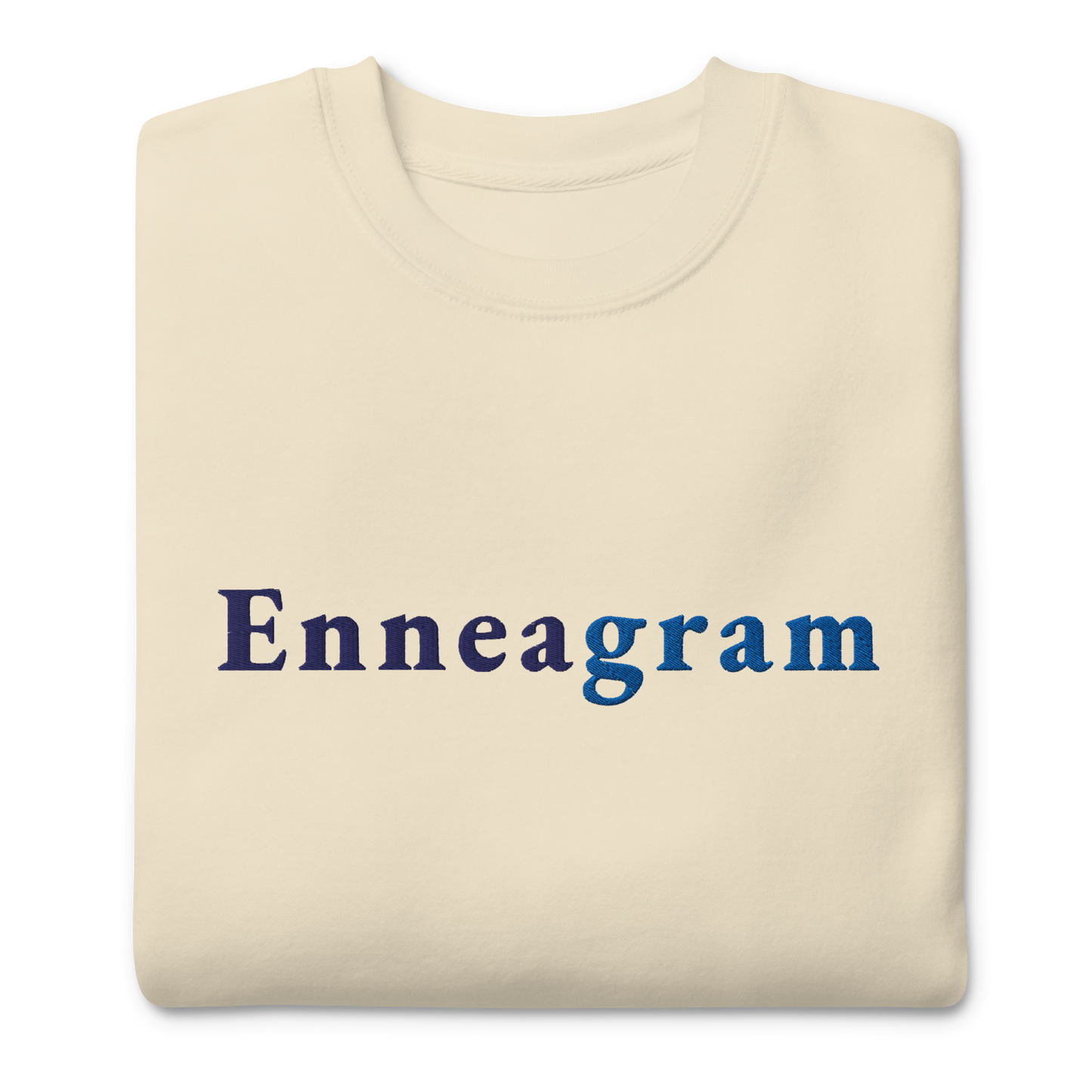 Embroidered Enneagram Unisex Premium Sweatshirt