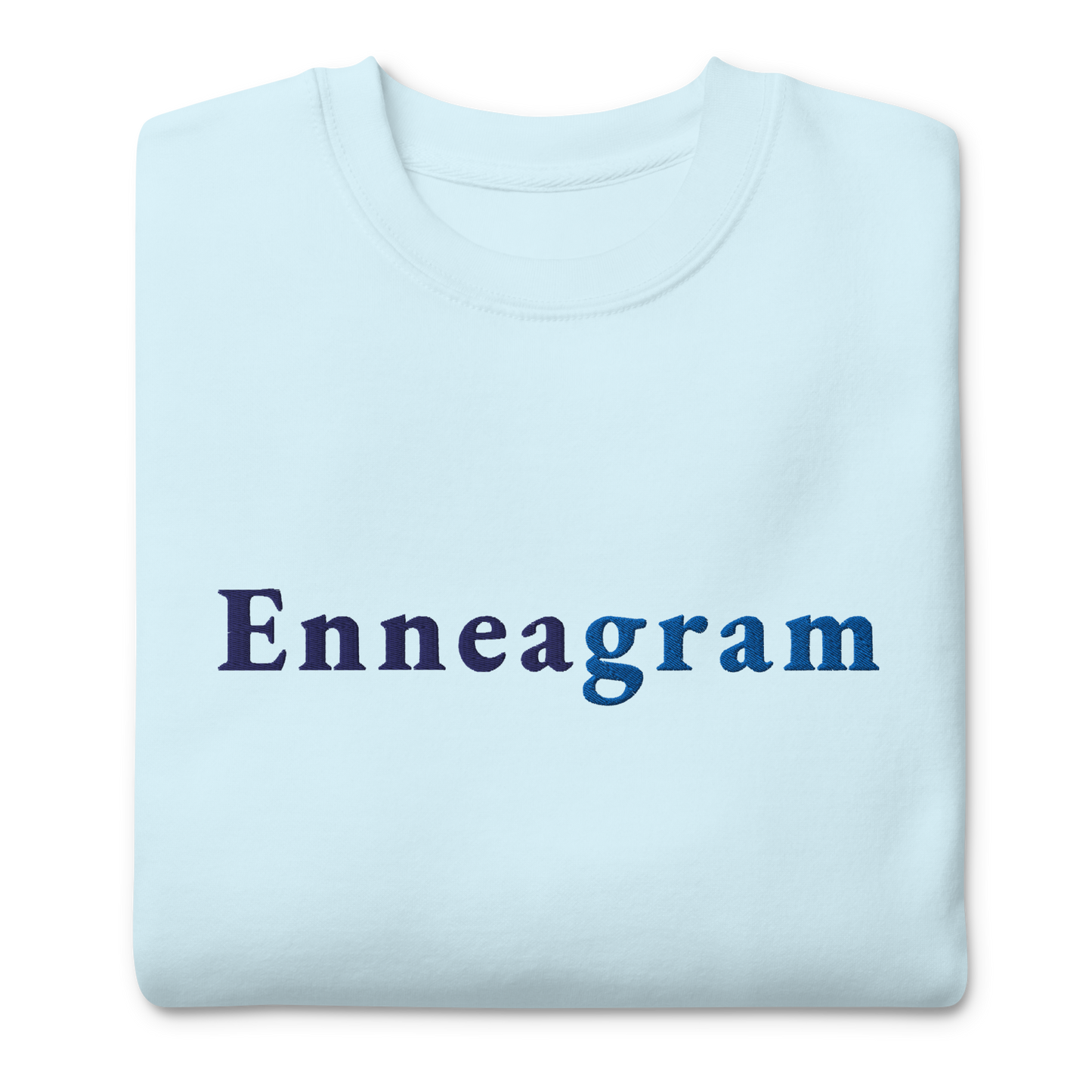 Embroidered Enneagram Unisex Premium Sweatshirt